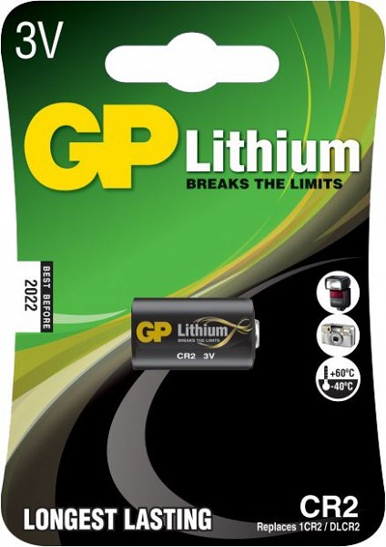 Patarei GP CR2 3 V 1 tk IP