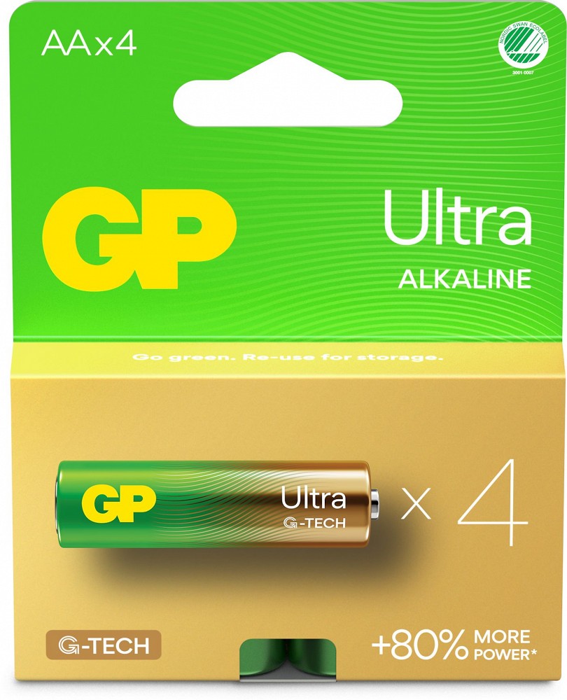 Patarei GP AA/LR6 4 tk ultra alkaline