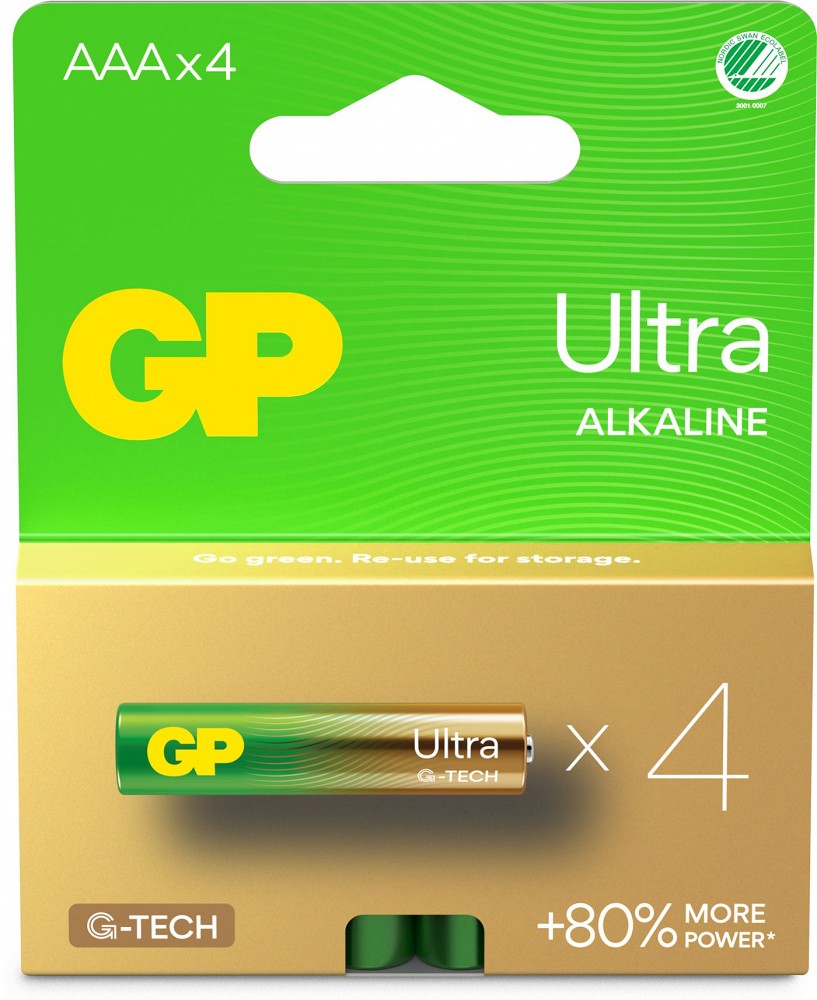 Patarei GP AAA/LR03 4 tk ultra alkaline