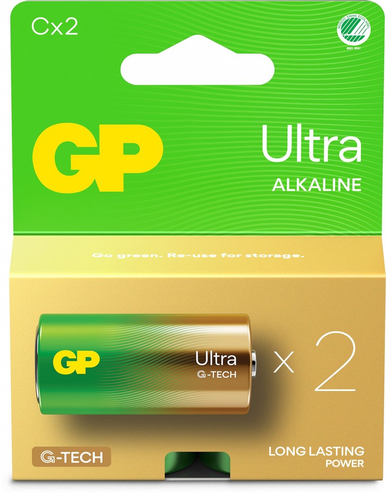 Patarei GP LR14 2 tk ultra alkaline