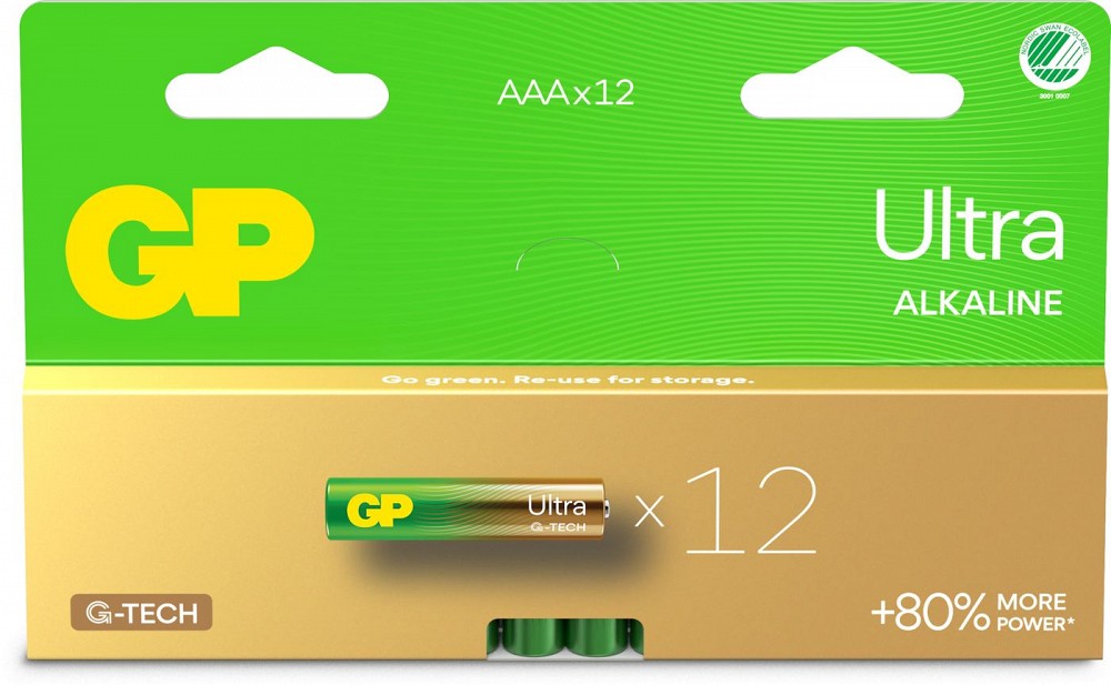 Patarei GP AAA/LR03 12 tk ultra alkaline