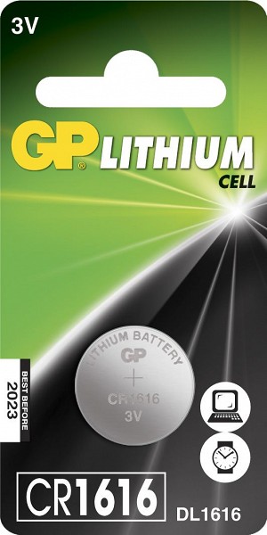 Patarei GP CR1616 1 tk IP