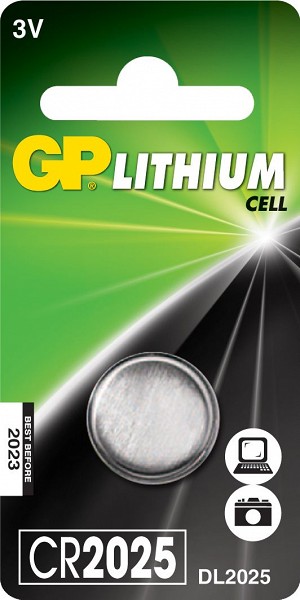 Patarei GP CR2025 3 V 1 tk IP