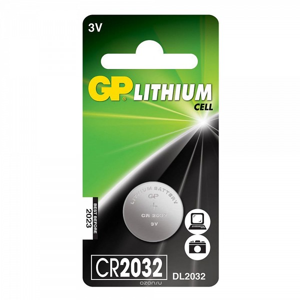 Patarei GP CR2032 3 V 1 tk IP