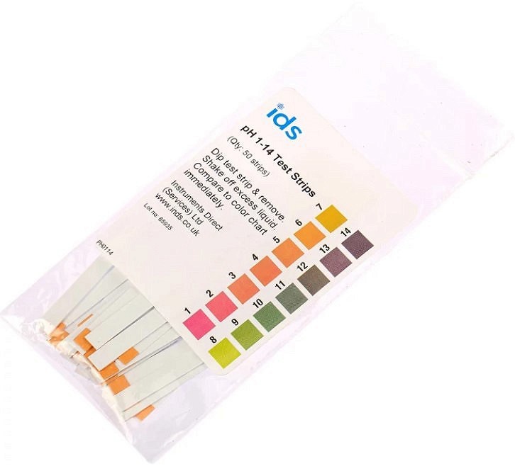 Indikaator testribad PH mõõtmiseks 50 tk (PH 1-14)