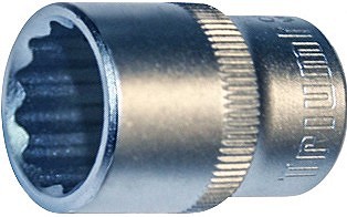 3/8" padrun lühike 9 mm, 12-KANT
