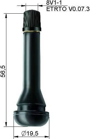 TL-ventiil V2-03-8 / TR414L koostatud, 1 tk (ITALMATIC, TÜV) L