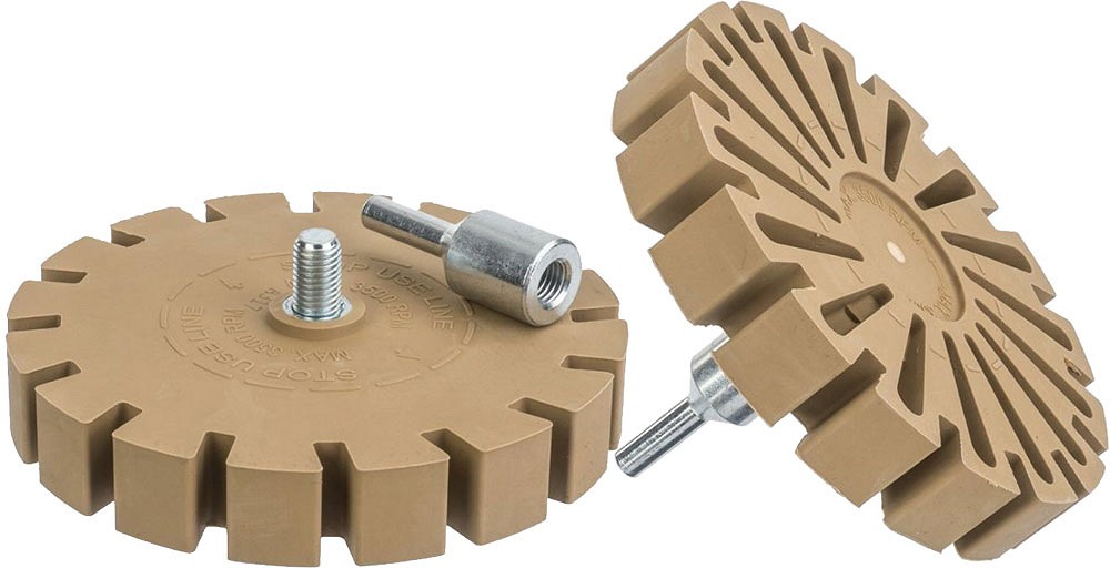 Segment-kummikäi veljelt liimijääkide eemaldamiseks (3500 RPM) 6 mm adapteriga