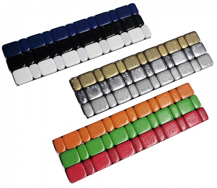 Liimitav tasakaal FE, erinevad värvid, 45×45G (6×5G+6×2.5G) karp