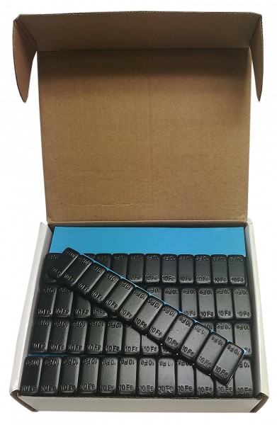 Liimitav tasakaal 5.0 mm, karp 50×120G, (12×10G) FE, must (ITALMATIC)