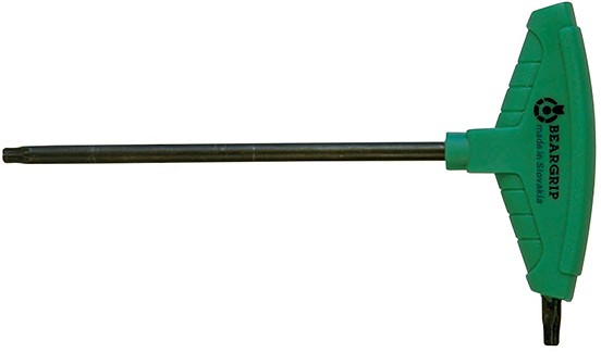 T-TORX T27+T27, 150 mm pikk, roheline 1K käepide beargrip