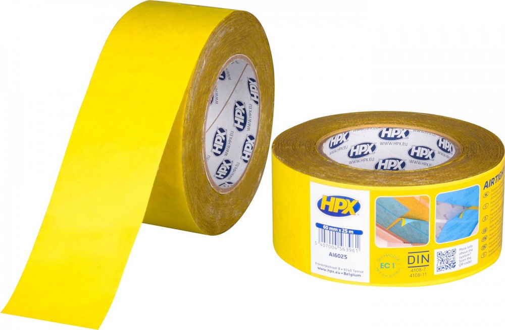 AURUTÕKKETEIP/TIHENDUSTEIP 8700 sisekasutus (OSB JM) 60 mm×25M kollane