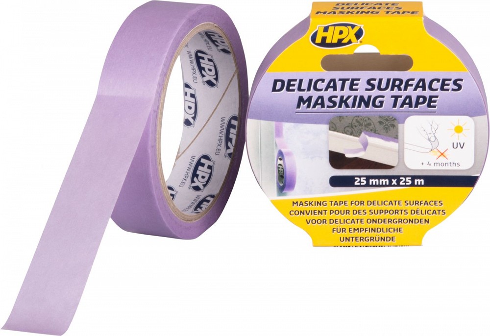 Paberkattega pinna maalriteip 4800 soft liimiga 25 mm×25M violett