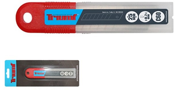 Varuterad 25 mm, 10 tk 25×0.7 mm maalrinoale