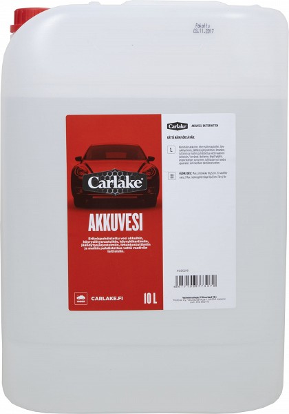 CARLAKE destilleeritud vesi (akuvesi) 10 l