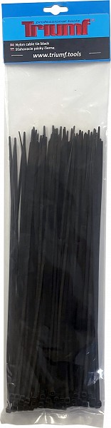 Juhtmevits "nylon" 4.8×300 mm must 100 tk