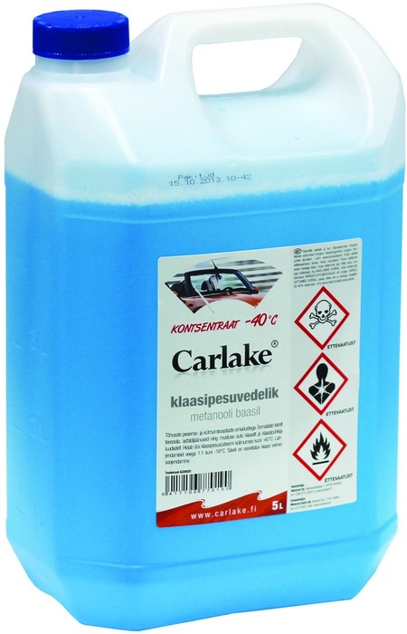CARLAKE -40°C klaasipesu 5 l (metanool, lõhnatu) talvine