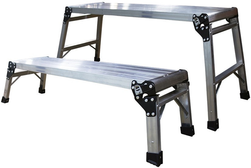 Kokkupandav tööplatvorm 2 tk ALU H550 mm / H300 mm MA×100 kg JBM*