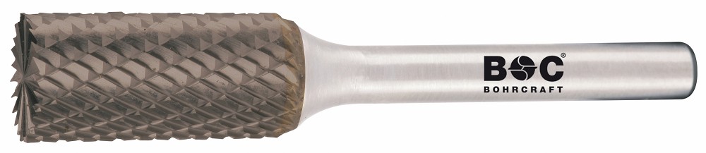 TC rotary burr shape B with endcut CYL., tialn 3.0 mm shank 3 mm / cross toothing IN BC pack