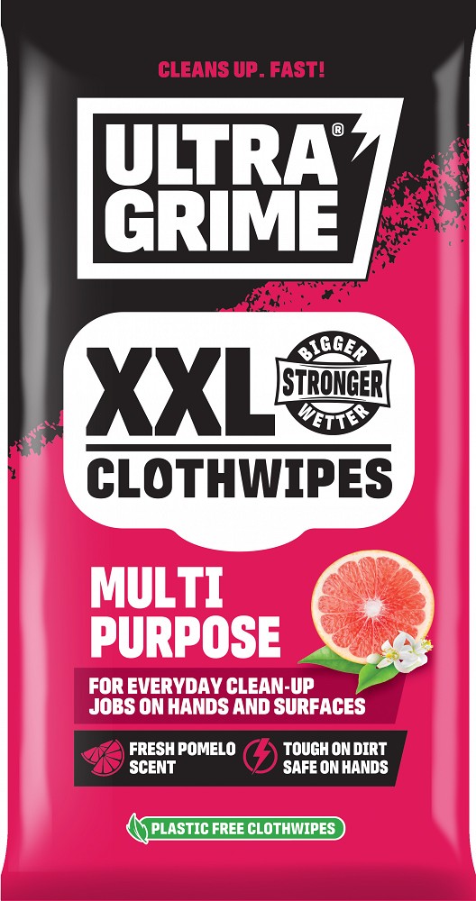 ULTRAGRIME XXL multi purpose pomelo universaalsed puhastuslapid 20 tk/PAKK