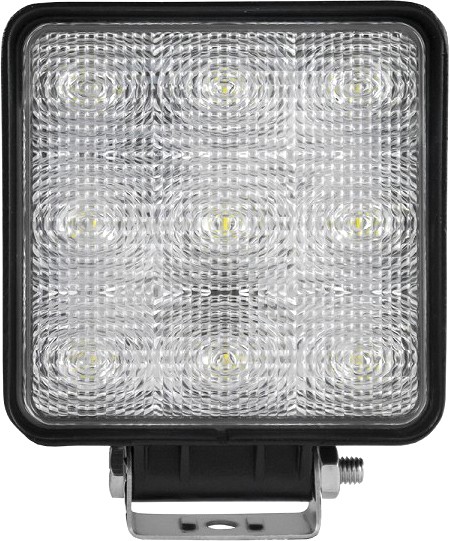 Töötuli kandiline 1450LM, 135×117 mm hajutatud, 10-40V, IP68