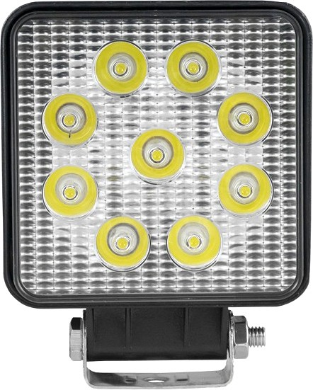 Töötuli kandiline 1450LM, 128×110 mm "spotlight, 10-40V, IP68