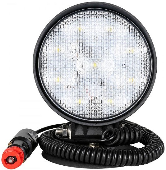Töötuli 9-LED 27 W 1450LM 10-30V IP68 magnetalus (äravõetav) +SIG.SÜÜTAJA JBM*