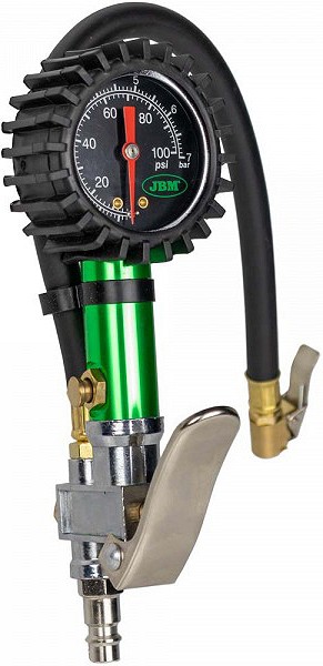 Rehvipumpamise püstol 0-7 bar, 30 cm voolik, surupäästik JBM*