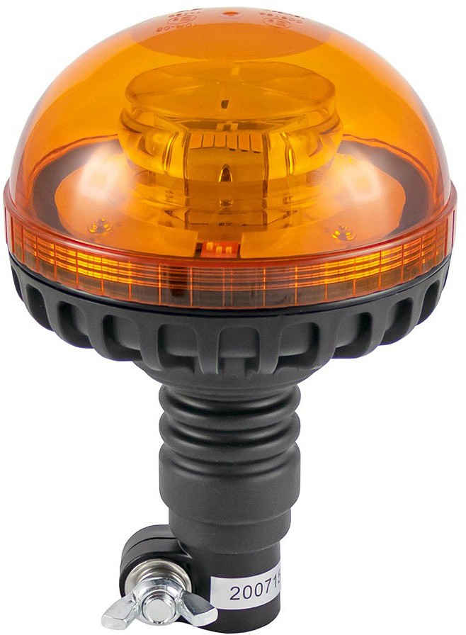 Kollane vilkur 12/24V LED, 3-REZIIMI, IP56, tapiga (H193 mm) JBM*