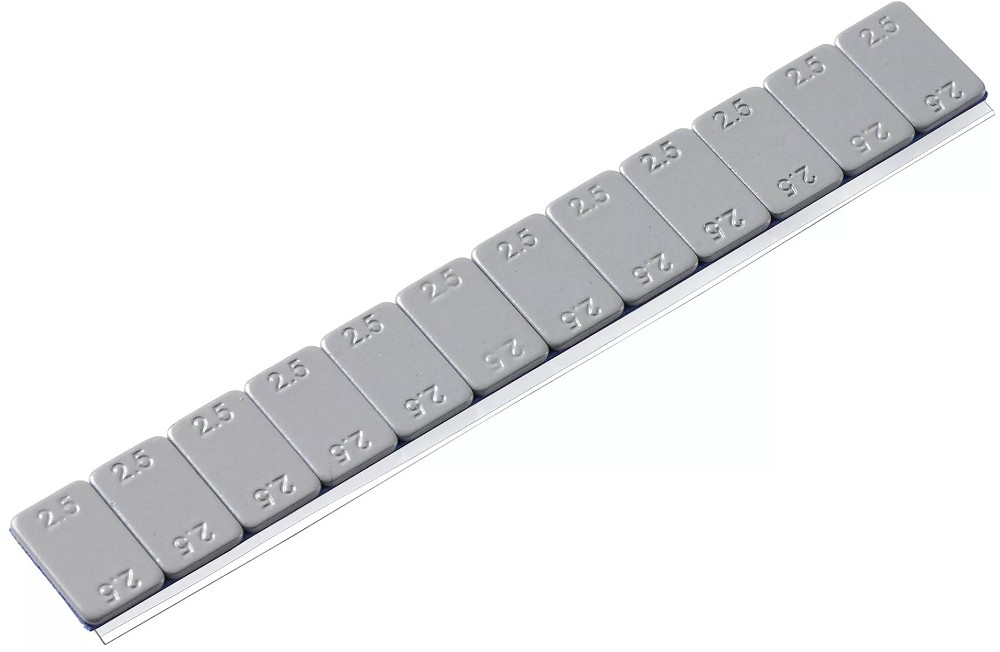 Liimitav tasakaal, õhuke, 2.2 mm, karp 100×30G (12×2.5G) FE, hall, speedliner teip, 355 2.0