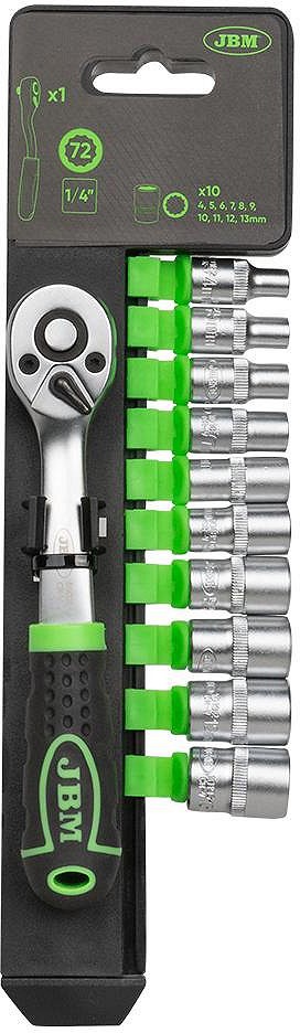11-osaline 1/4" PADRUNITE KOMPL, 4-13 mm, 12-KANT
