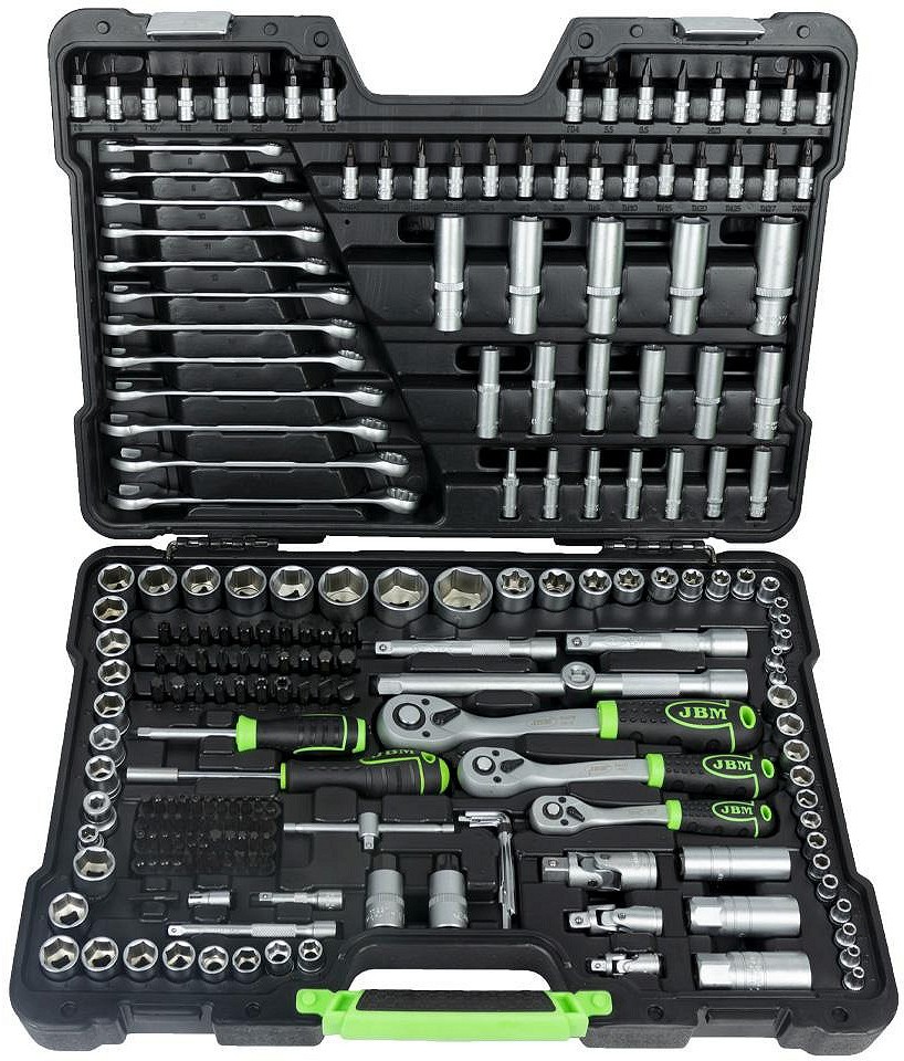 216-osaline 1/2"+3/8"+1/4" TÖÖRIISTAKOMPLEKT 4-32 mm JBM*