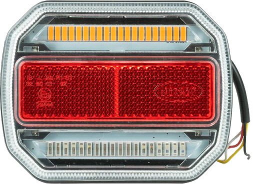LED tagatuli vasak 12/24V, NUMBRI/GABARIIT/PIDURI/SUUNATULI (dünam.)