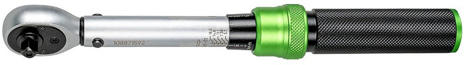 1/4" momentvõti 100% metall, "ALLMETAL-PRO" 5-25 Nm, 72H