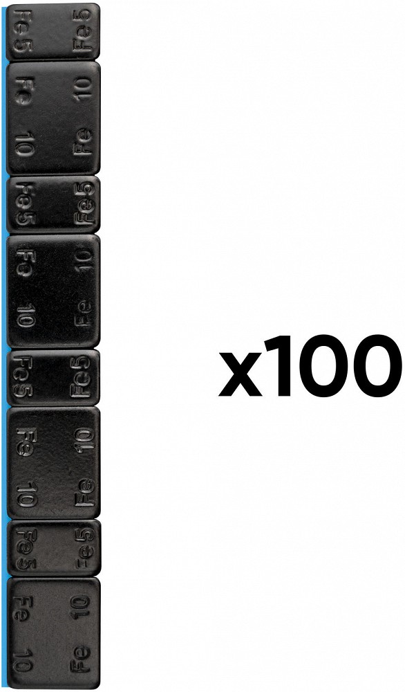 Liimitav tasakaal leht 60 g (4×10G+4×5G) AKRÜÜLTEIP+TERAS+PULBERMUST JBM*