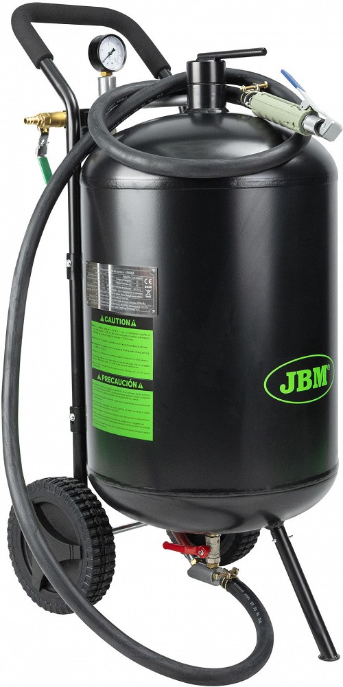 Suruõhu liivaprits ratastega, paak 63 l, 2.4M voolik JBM*