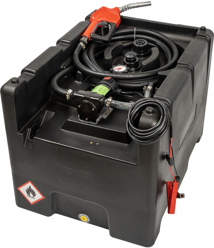 Mobiilne kütusemahuti-tankur 200 l, diislikütusele, 40L/MIN, 12 V autostop