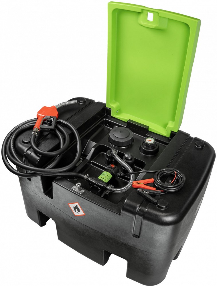 Mobiilne kütusemahuti-tankur 400 l, diislikütusele, 40L/MIN, 12 V autostop
