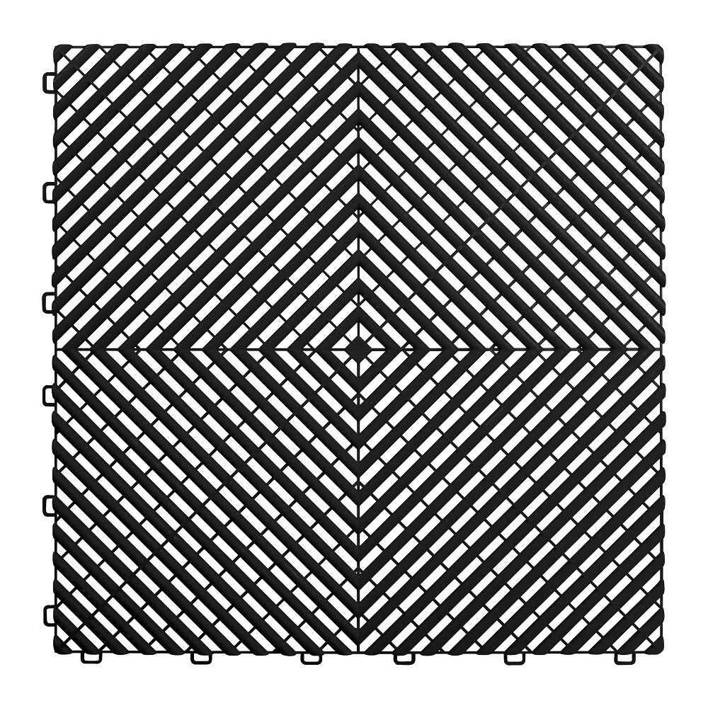 Avadega PÕRANDAKATE/PÕRANDAMOODUL "nonslip", PP, must 400×400×18 mm