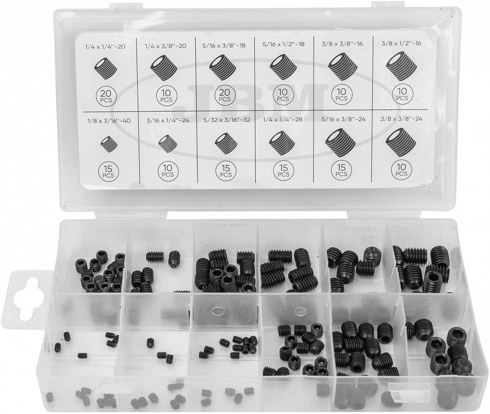 160-osaline tollkeermega STOPPERKRUVIDE/KORKIDE komplekt JBM*
