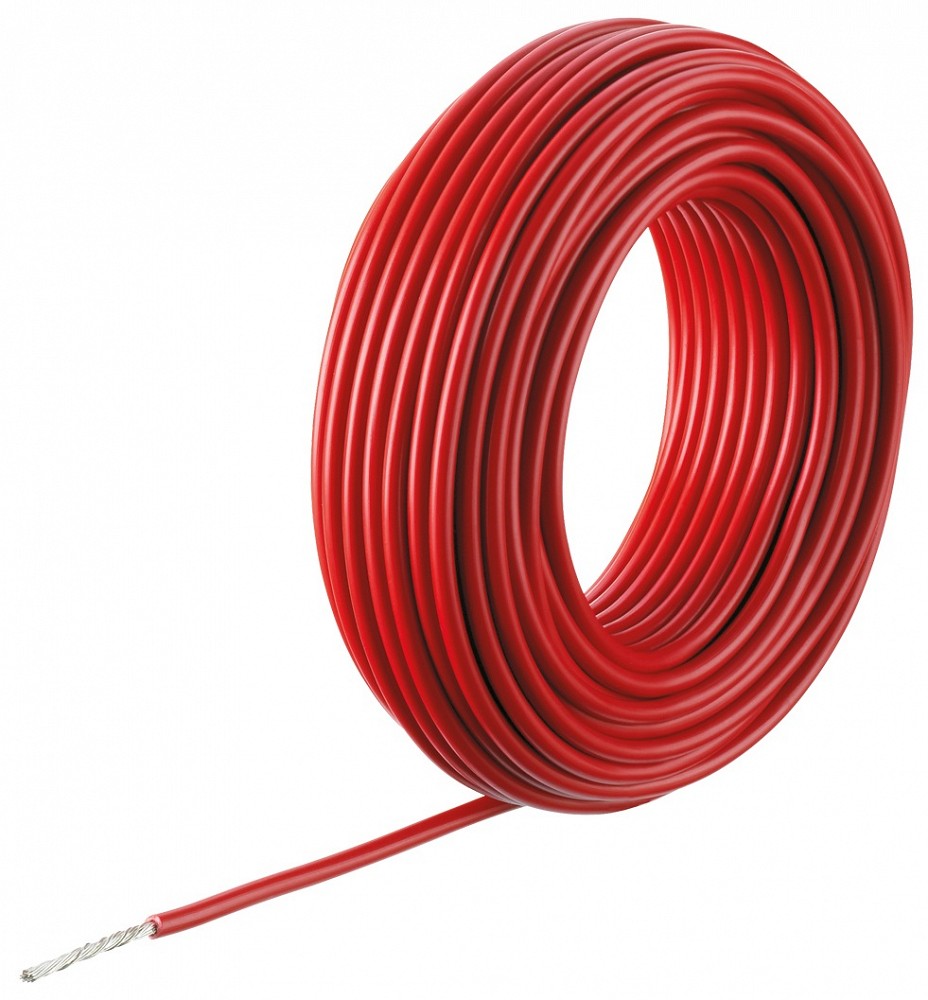 Elektrijuhe punane 1×2.5 mm² 10M