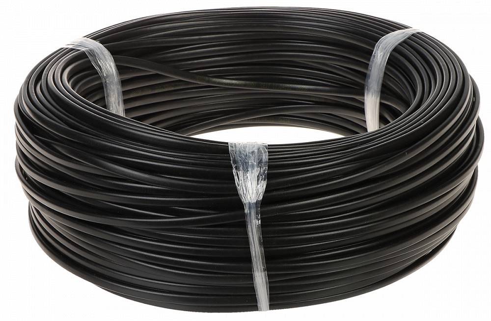 Elektrijuhe must 1×1.5 mm² 100M