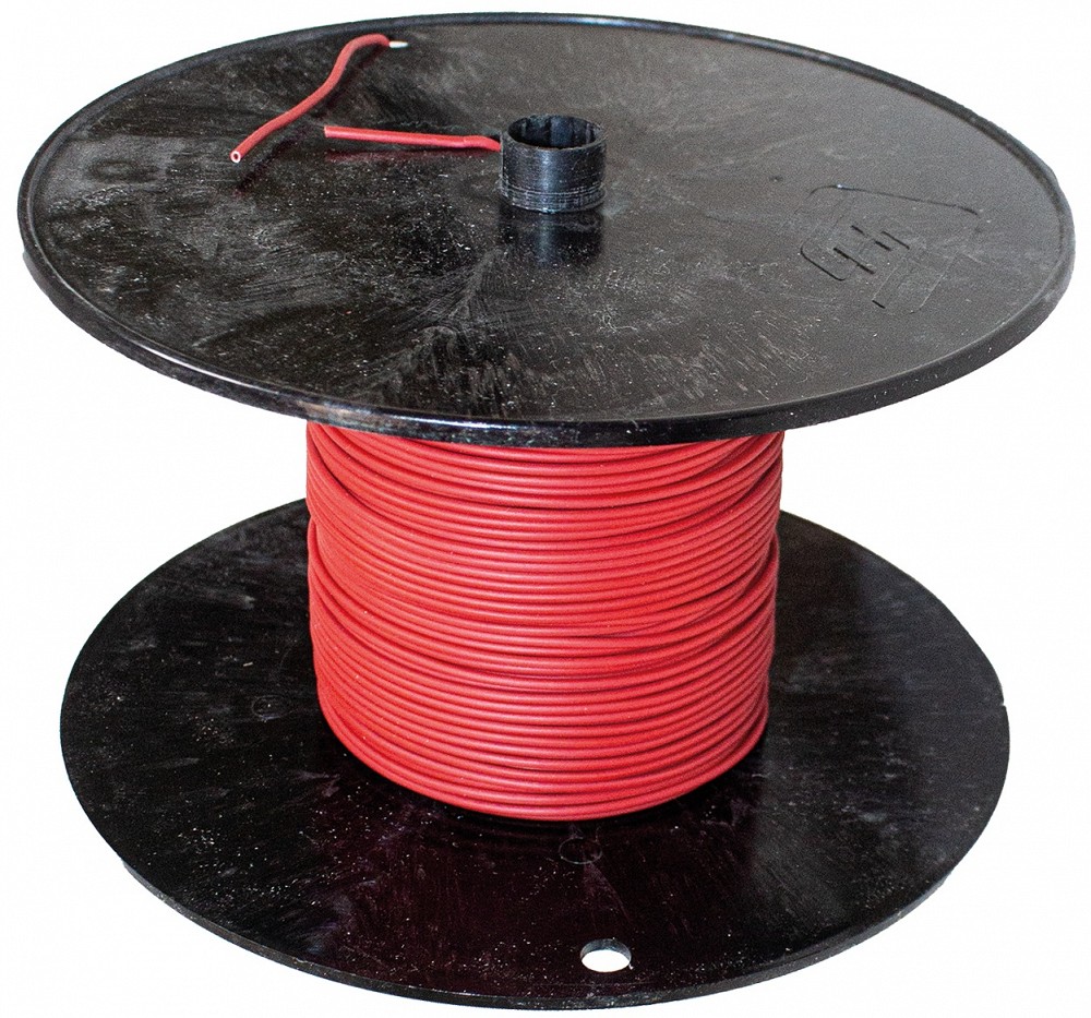 Elektrijuhe punane 1×0.5 mm² 100M