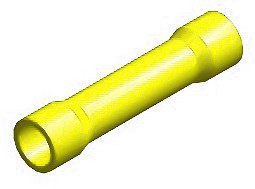 Juhtmeotsik jätkutoru kollane 4-6 mm² 5 tk