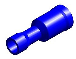 Juhmeotsik ümar "EMA" sinine Ø4.9 mm 100 tk