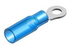 Termokahanev avaga silmusklemm sinine Ø6.5 mm 10 tk 1.5-2.5 mm² juhtmeotsik