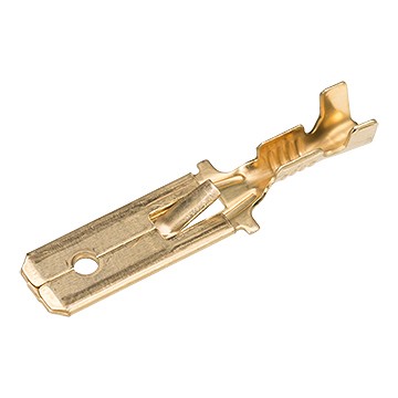 Isoleerimata juhtmeotsik lapik "ISA" 6.3×0.8, 1.0-2.5MM2 100 tk