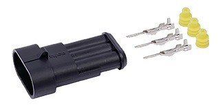 Pistik superseal 3-PIN blister 1 tk