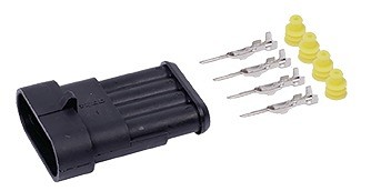Pistik superseal 4-PIN kott 1 tk