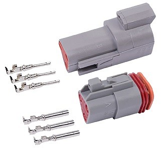 PISTIKUPESA+PISTIK deutsch DT 3-PIN blister 1 tk